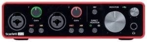 Recording Levels: a USB Audio Interface is an excellent tool to record music tracks with.