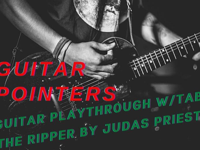 Judas Priest the metal gods. Guitar Cover of the Ripper